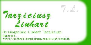 tarziciusz linhart business card